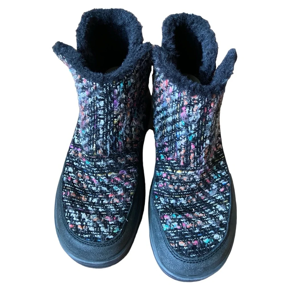 Hey Dude Girls Ankle Boots Black Rainbow 4.5 - Picture 4 of 9